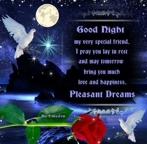 Gn My Special Friend Good Night Prayer Good Night Blessings Good