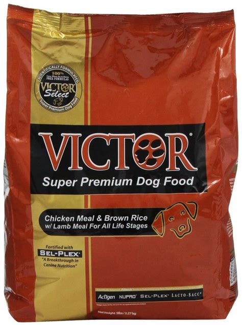 4.8 (525) see price at checkout. Victor Dog Food Select - Brown Rice with Lamb Meal - 5 ...