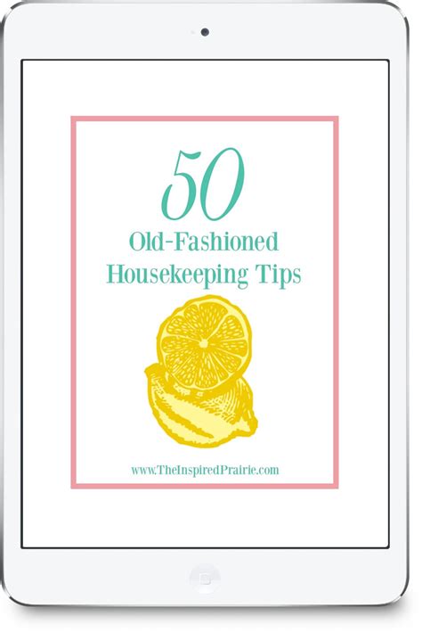 50 Old-Fashioned Housekeeping Tips | Housekeeping tips ...