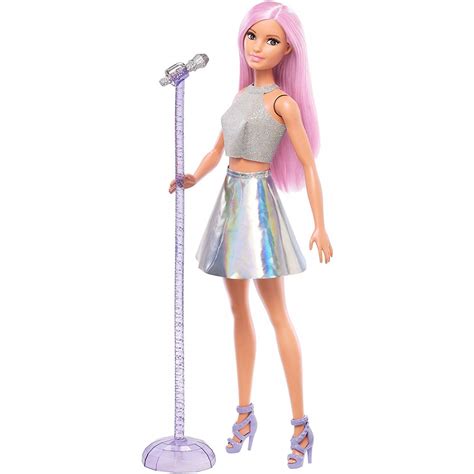 Mattel Barbie Pop Star Doll With Microphone Fxn98 Toys Shopgr