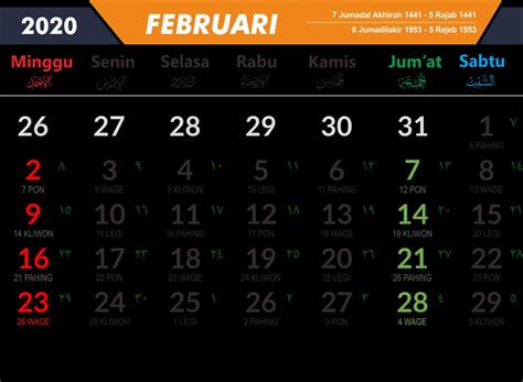 Gratis untuk komersial tidak perlu kredit bebas hak cipta. Gambar Lucu Kalender 2020 Tanggal Merah Semua