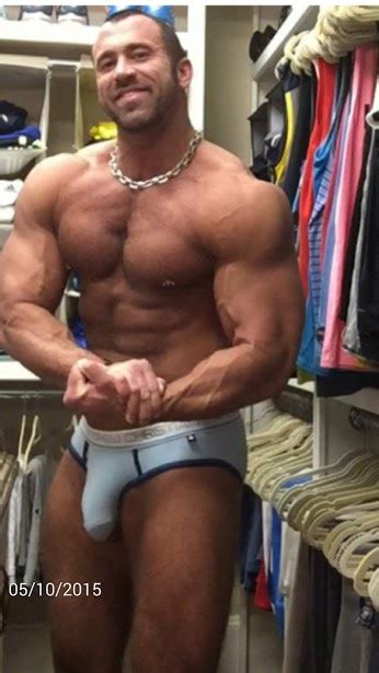 Bodybuilders Privates Exposed Bulge Posing Trunks Visible Penis