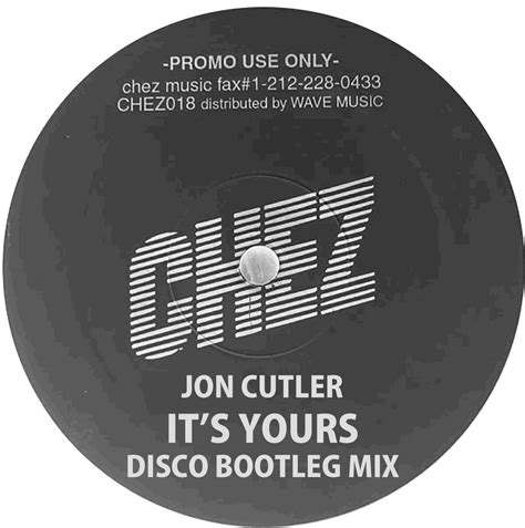 John alba cutler (ph.d., university of california, los angeles, 2008) specializes in us latino literatures, multiethnic american poetry, contemporary american literature, and print culture studies. It's Yours (Old Boots Disco Bootleg) | JON CUTLER | Snazzy ...