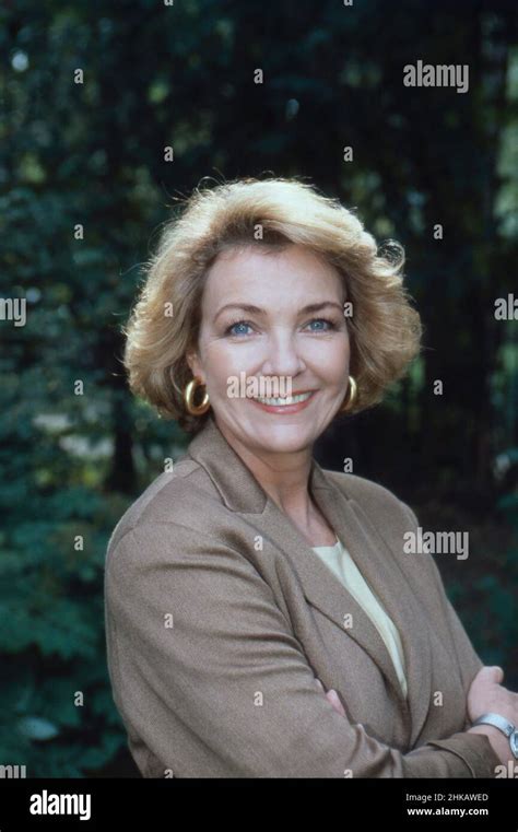 Gila Von Weitershausen Deutsche Schauspielerin Deutschland 1991 Stock