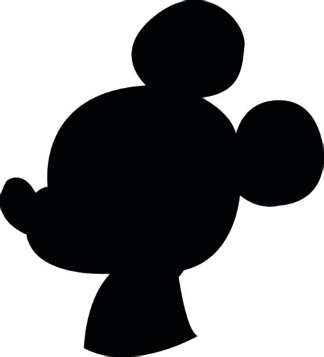 Mickey Clipart Silhouette Mickey Silhouette Transparent Free For