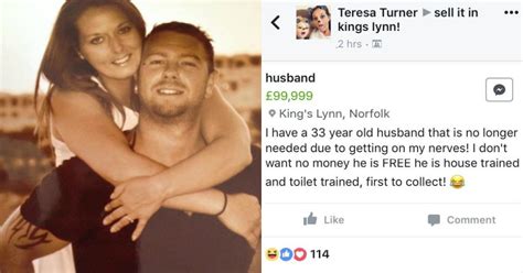 Woman Tries To Sell Her Husband On Facebook And This Happened