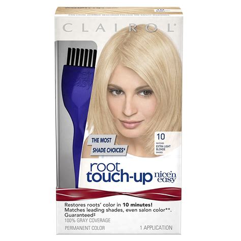 Clairol Nice N Easy Root Touch Up 10 Extra Light Blonde 1 Kit Light Brown Hair Hair Styles