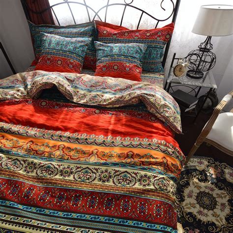 Hnnsi bohemian quilt comforter sets queen size 3 pieces, cotton boho bedspread sets exotic bohemian duvet covers are generally less expensive than comforters or quilts. Brighten Your Bedroom Decor With Bohemian Comforters And ...