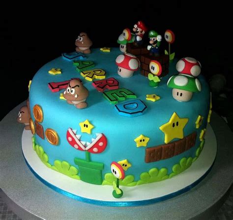 Peach's birthday cake is princess peach's board in mario party. Super Mario Cake in 2020 | Super mario cake, Mario cake ...