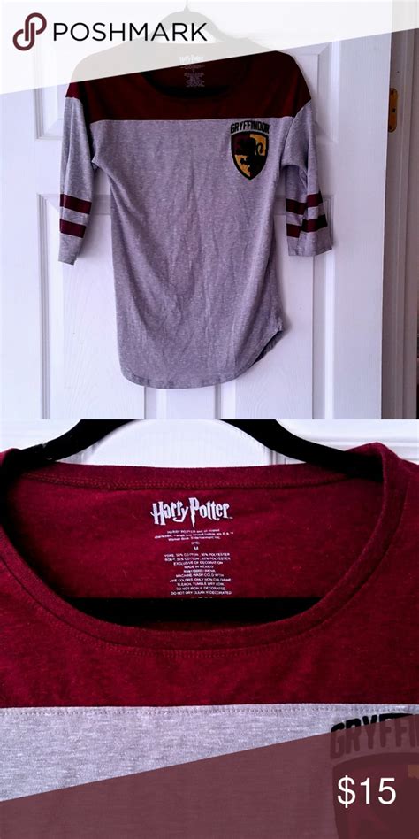 🛍415 Harry Potter Gryffindor Baseball T Harry Potter Gryffindor