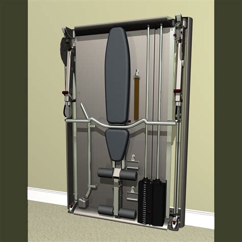 Slimgym Wall Mounted Gym Great For Your Office At Work At Home Gym
