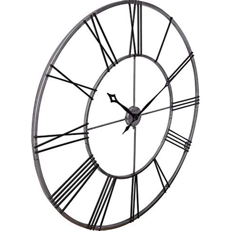 Howard Miller Stockton Wall Clock Oversized Round Wrought Iron