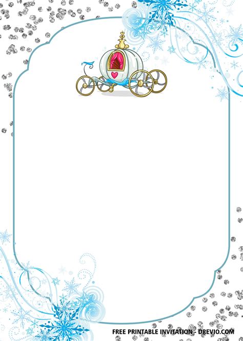 Free Free 90 Princess Carriage Invitation Template SVG PNG EPS DXF File