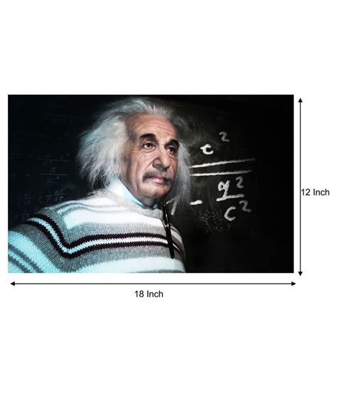 Albert Einstein Wall Poster 45x30 Cm 300 Gsm Buy Online At Best Price