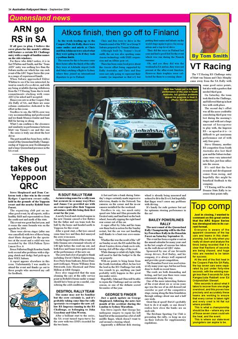 Australian Rallysport News By Rallysport Magazine Issuu