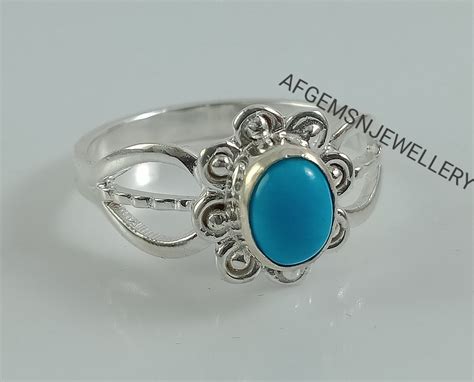 Unique Turquoise Ring Turquoise Ring Women Ring 925 Sterling Etsy UK