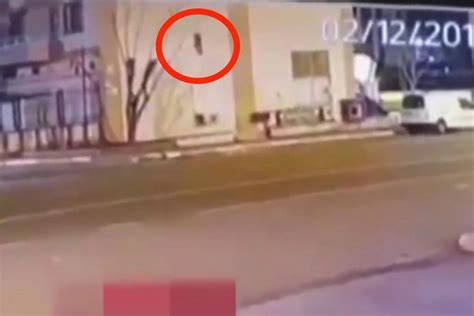 Tiny Alien Caught On Cctv Cameras As It Floats Around In Mid Air Then