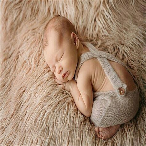 Faux Fur 8050cm Newborn Size Blanket Backdrop Newborn Photography