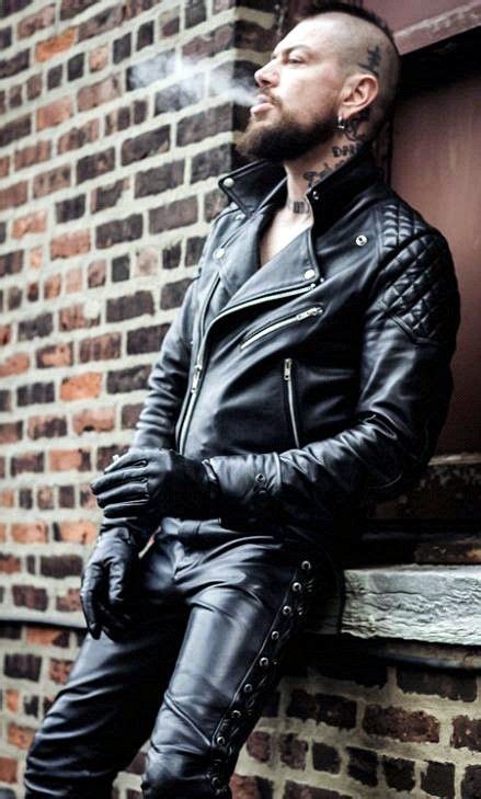Pin By Leather Lover On Leather Leather Jacket Men Leather Leather Outfit