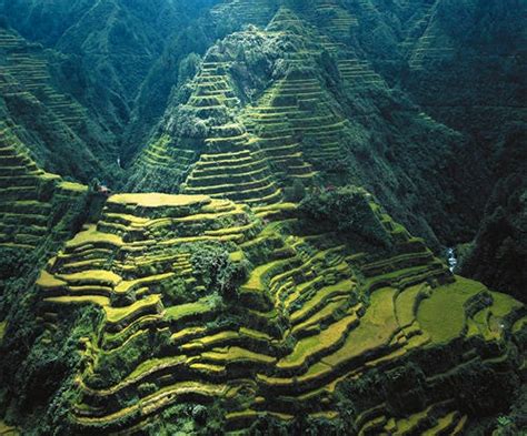 Philippine Landmark The Banaue Rice Terraces Merveilles Du Monde