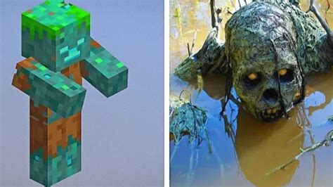 Minecraft Mobs In Real Life Youtube