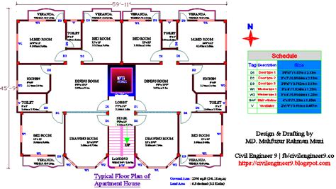 Autocad 2d Floor Plan For House Free Download