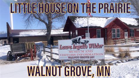 little house on the prairie visiting laura ingalls sites in walnut grove mn youtube