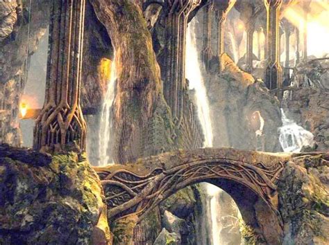 Mirkwood Thranduils Halls Legolas Thranduil Lord Of Rings Elven