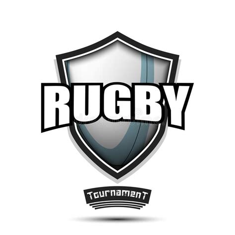 Rugby Logo Template Design Stock Vector Illustration Of Rugby 143761541