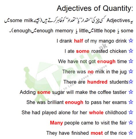 A cold drink a hot bun an ugly monster a fierce dog a loud crash a beautiful rainbow a clever monkey a difficult question happy children a kind lady a new. Quality Adjectives And Quantity Adjective Definition ...