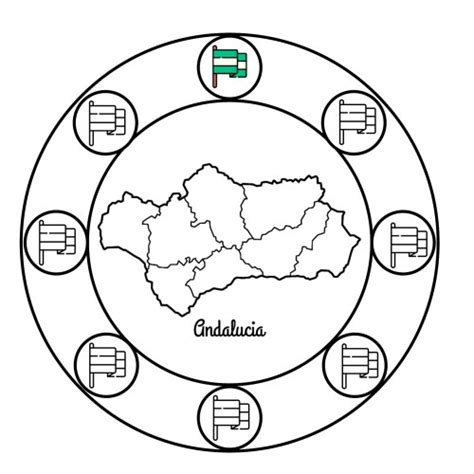 Día De Andalucía Bonitas Mandalas Provincias Andaluzas