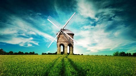 Brown Windmill Windmill Hd Wallpaper Wallpaper Flare