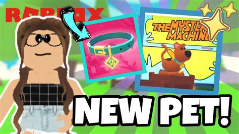 New Scooby Doo Pet In Adopt Me New Accessories And A Mystery New