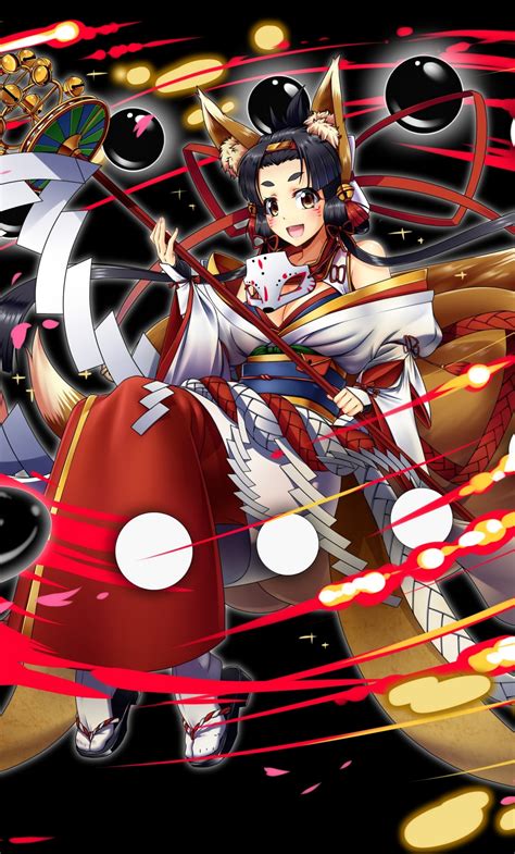 Download Wallpaper 1280x2120 Traditional Dress Festival Anime Girl
