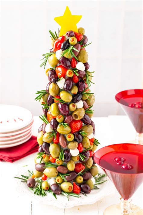 Easy Cheesy Christmas Tree Shaped Appetizers Christmas Tree Cheese