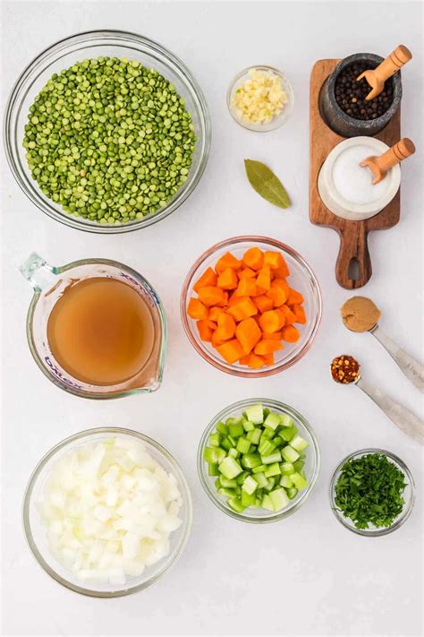 Crock Pot Split Pea Soup - Vegetarian - THIS IS NOT DIET FOOD