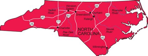 Nc Map North Carolina State Map