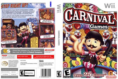Carnival Games Nintendo Wii Game Covers Carnival Games Dvd Covers