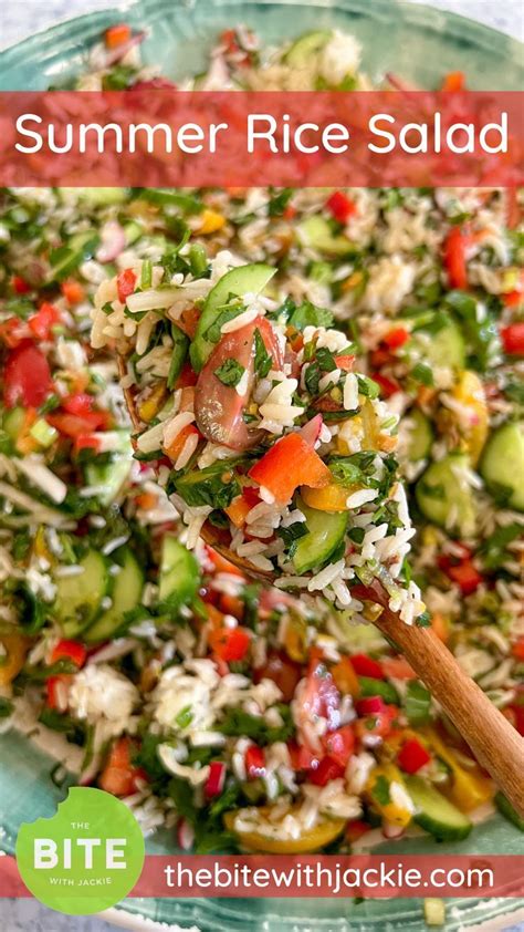 Summer Rice Salad Tons Of Color And Crunch In This Delicious Recipe