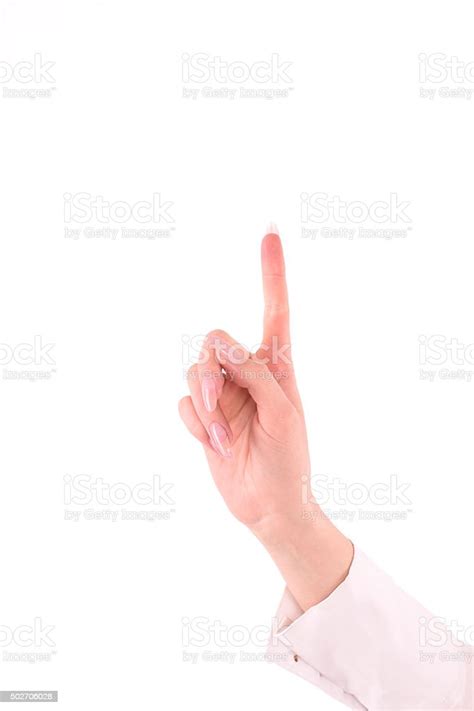 Index Finger Pointing Up Stock Photo Download Image Now 2015 Adult