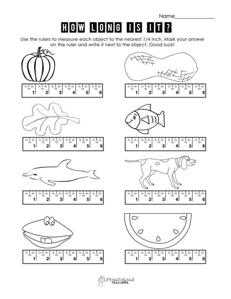 Measuring Activities For 1st Grade