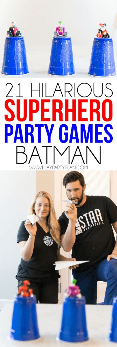 21 Hilarious Superhero Party Games Superhero Party Games Diy Party Games Superhero Birthday