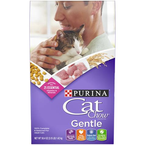 Hill's science plan sensitive stomach & skin dry cat food provides optimal digestive health while nourishing skin & promoting beautiful fur. Purina Cat Chow Sensitive Stomach Dry Cat Food, Gentle, 3 ...