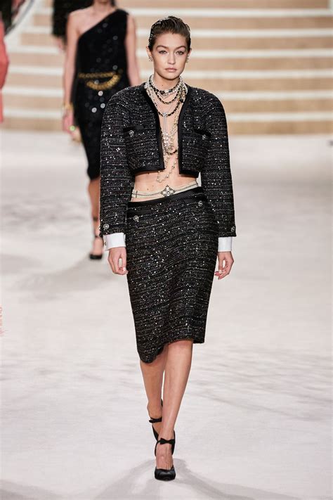 To develop the skill, she has studied numerous videos, exercised for hours and spend even more hours on a treadmill. Gigi Hadid Walks the runway during the Chanel Metiers D ...