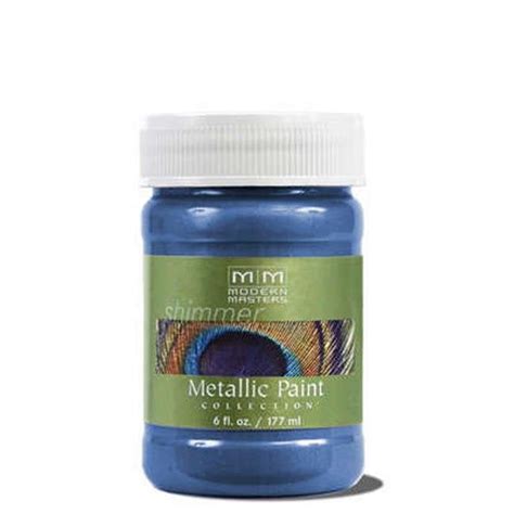 6 Oz Modern Masters Me249 Teal Metallic Paint Collection Water Based