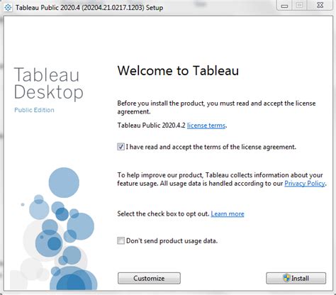 Install Tableau Public Kesilaim