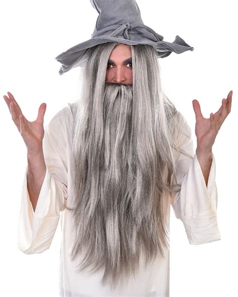 Wizard Wig And Beard Costume Wonderland