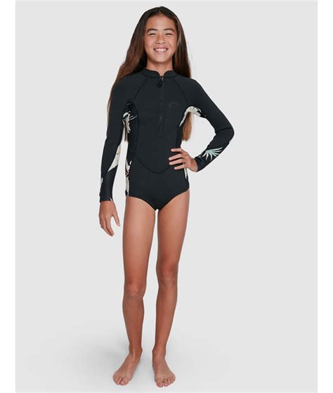 Teen 2mm Salty Dayz Ls Springsuit Buy Girls Wetsuit Springsuit