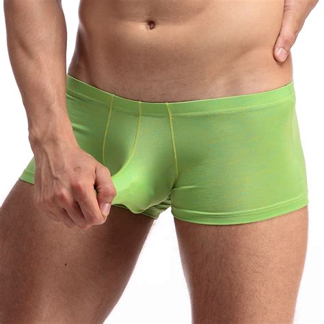 Men S Sexy Underwear Boxer Shorts With Penis Sleeve Popular Breathable Trunks Ebay