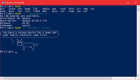 Are there any other editors available which run in the mintty terminal emulation window? Windows 10 Creators Update: What's new in Bash/WSL ...